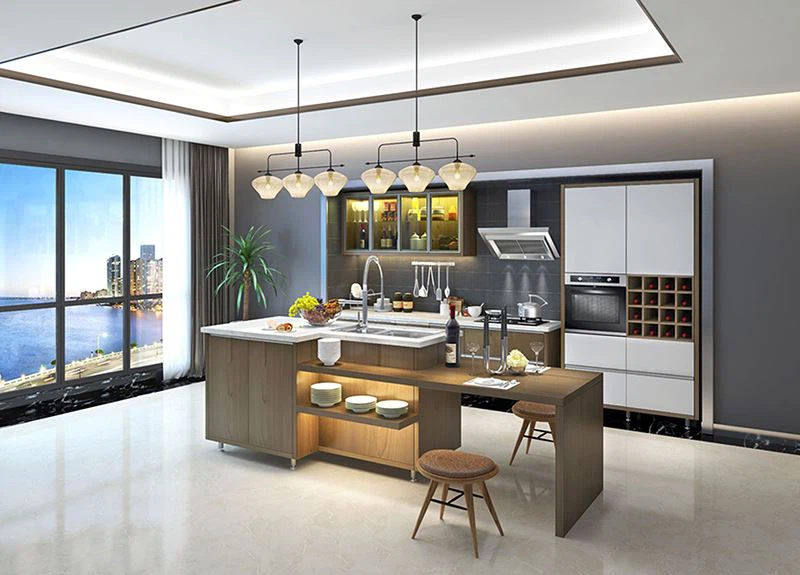 China Hot Modern Kitchen Cabinet suppliers