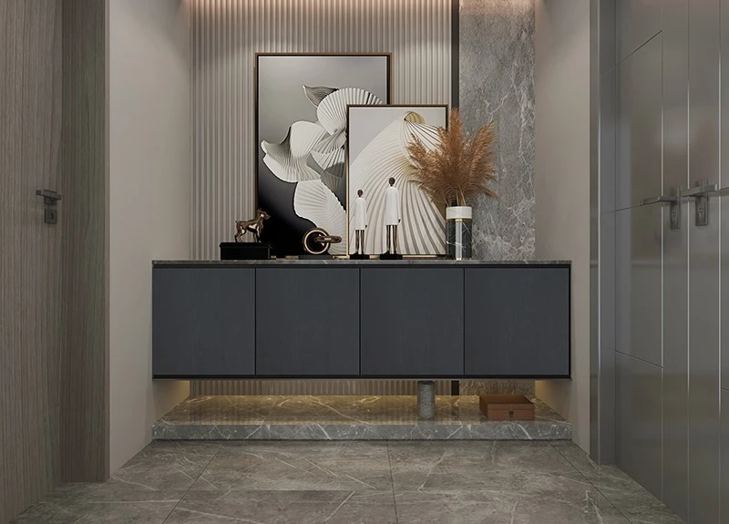 Grey Hallway Cabinet