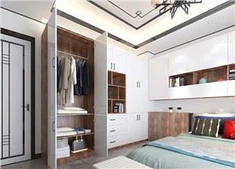 Gwardarobba tal-Armoire Corner Grain tal-injam